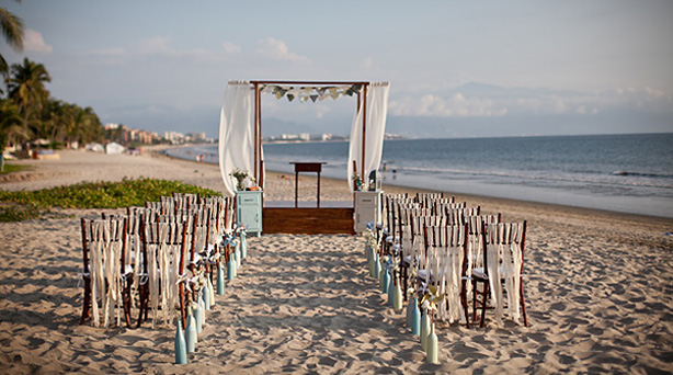 mariage à la plage